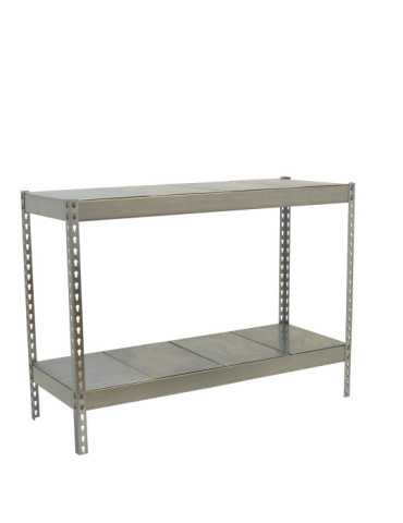 Estanteria 900x1200x600 ECOFORTE 1206/2 METAL 900 GALVA/GALVA marca SIMONRACK 2