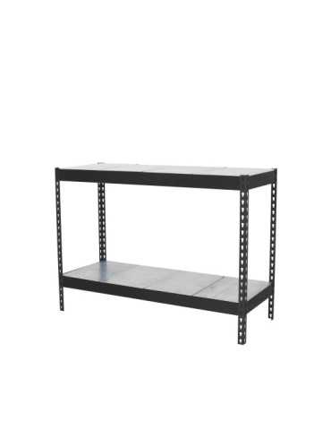 Estanteria 900x1200x750 ECOFORTE 1207/2 METAL 900 ANTRACITA/GALVA marca SIMONRACK 2