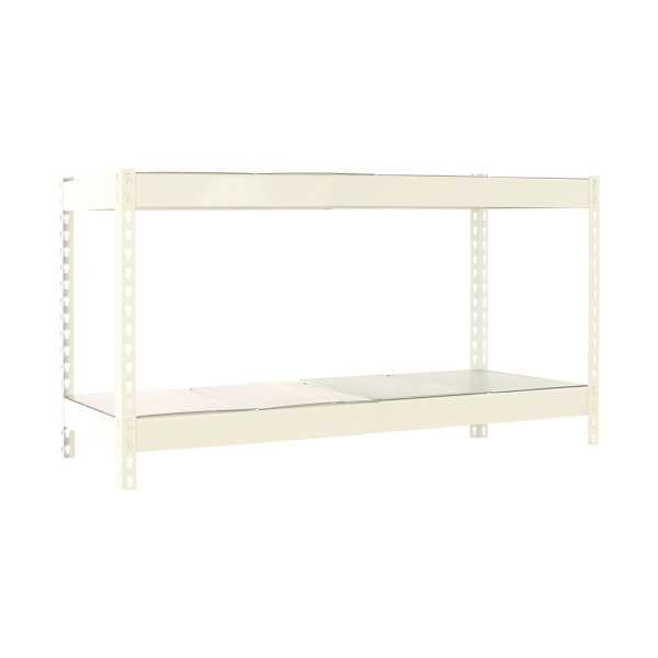 Estanteria 900x1200x750 ECOFORTE 1207/2 METAL 900 BLANCO/GALVA marca SIMONRACK