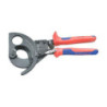 Alicate cortamanguera KNIPLEX carraca 9531-280