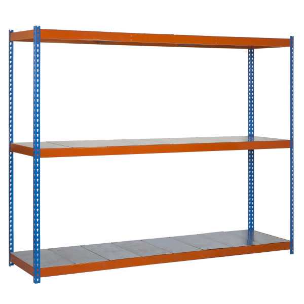 Estanteria 1500x1200x750 ECOFORTE 1207/3 METAL 1500 AZUL/NARANJA/GALVA marca SIMONRACK