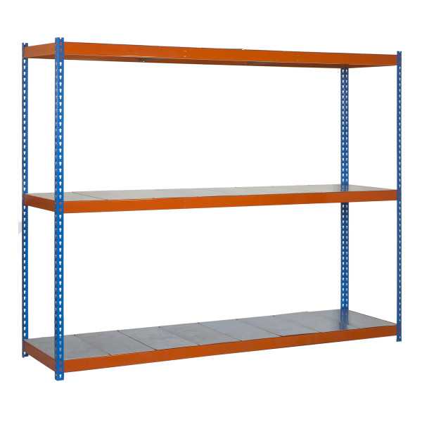 Estanteria 2000x1500x600 ECOFORTE 1506/3 METAL AZUL/NARANJA/GALVA marca SIMONRACK