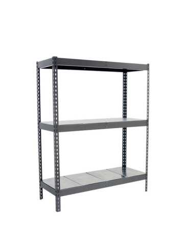Estanteria 1500x1500x750 ECOFORTE 1507/3 METAL 1500 GRIS/GALVA marca SIMONRACK 2