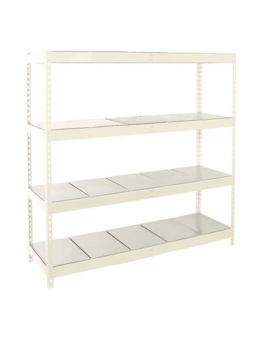 Estanteria 2000x1800x450 ECOFORTE 1804/4 METAL BLANCO/GALVA marca SIMONRACK