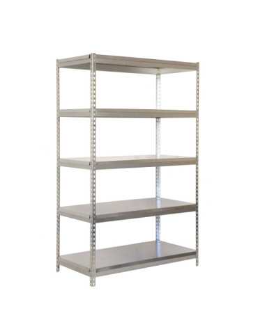 Estanteria 2000x1200x450 BRICOFORTE 1204/5 METAL GALVA/GALVA marca SIMONRACK 2