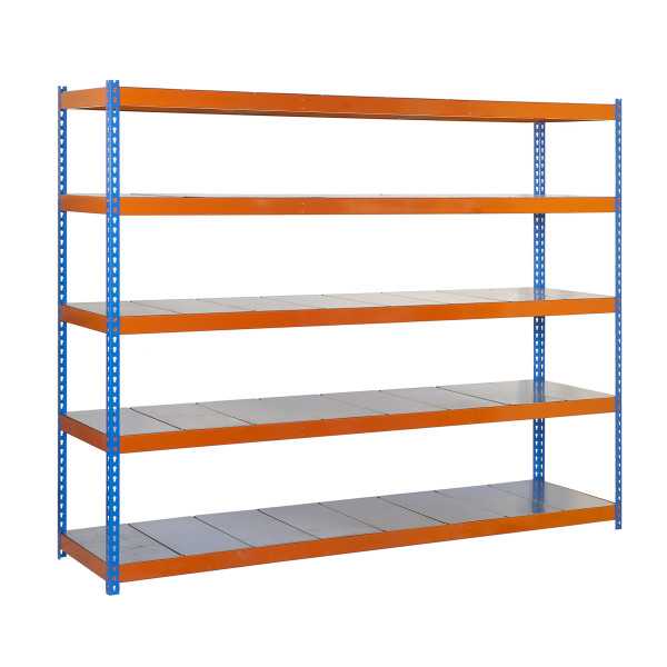 Estanteria 2000x1200x450 ECOFORTE 1204/5 METAL GALVA/GALVA marca SIMONRACK
