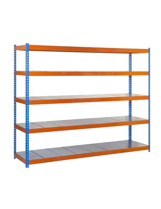 Estanteria 2000x1200x450 ECOFORTE 1204/5 METAL GALVA/GALVA marca SIMONRACK