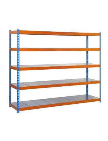 Estanteria 2000x1200x600 ECOFORTE 1206/5 METAL GALVA/GALVA marca SIMONRACK 2