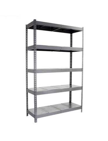 Estanteria 2000x1200x750 ECOFORTE 1207/5 METAL GALVA/GALVA marca SIMONRACK 2