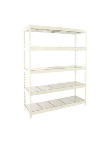 Estanteria 2000x1800x600 ECOFORTE 1806/5 METAL BLANCO/GALVA marca SIMONRACK 2