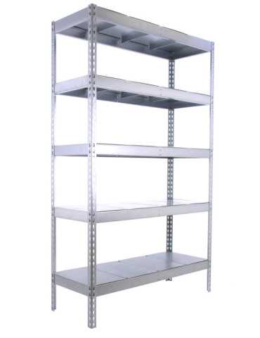 Estanteria 2000x1800x600 ECOFORTE 1806/5 METAL GALVA/GALVA marca SIMONRACK 2