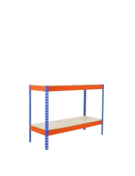 Estanteria 900x1200x450 ECOFORTE 1204/2 CHIPBOARD 900 AZ/NAR/MAD marca SIMONRACK