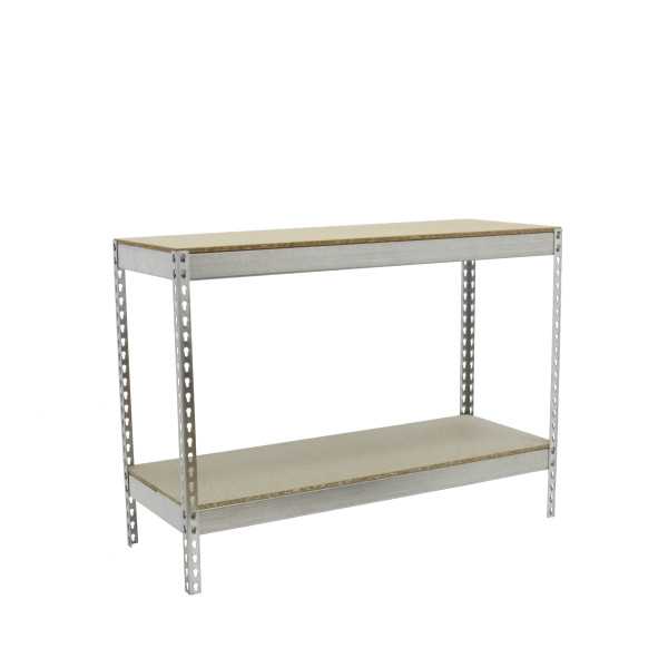 Estanteria 900x1200x600 ECOFORTE 1206/2 CHIPBOARD 900 GALVA/MADERA marca SIMONRACK