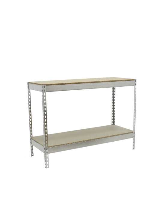 Estanteria 900x1200x600 ECOFORTE 1206/2 CHIPBOARD 900 GALVA/MADERA marca SIMONRACK