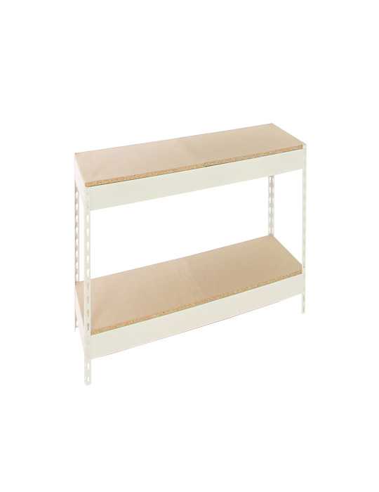 Estanteria 900x1200x750 ECOFORTE 1207/2 CHIPBOARD 900 BLANCO/MADERA marca SIMONRACK