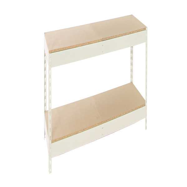 Estanteria 900x1500x450 ECOFORTE 1504/2 CHIPBOARD 900 BLANCO/MADERA marca SIMONRACK