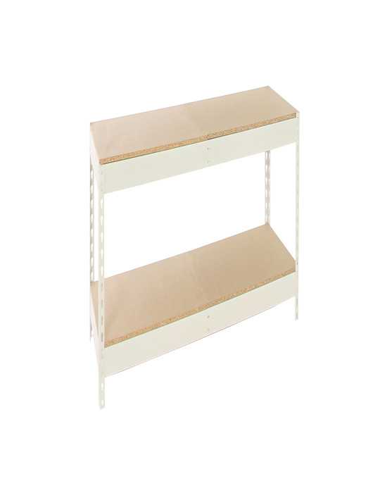Estanteria 900x1500x600 ECOFORTE 1506/2 CHIPBOARD 900 BLANCO/MADERA marca SIMONRACK