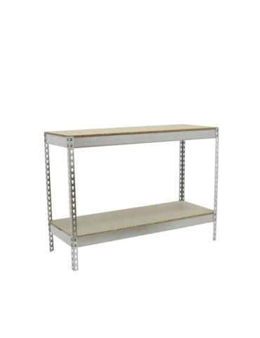 Estanteria 900x1500x750 ECOFORTE 1507/2 CHIPBOARD 900 GALVA/MADERA marca SIMONRACK 2