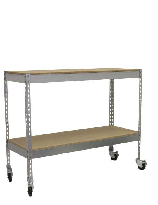 Estanteria 975x1200x450 ECOFORTE MOB. 1204/2 CHIPBOARD 900 GALVA/MAD marca SIMONRACK