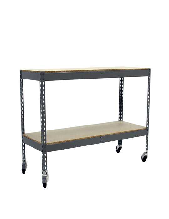 Estanteria 975x1200x450 ECOFORTE MOB. 1204/2 CHIPBOARD 900 GRIS/MAD marca SIMONRACK