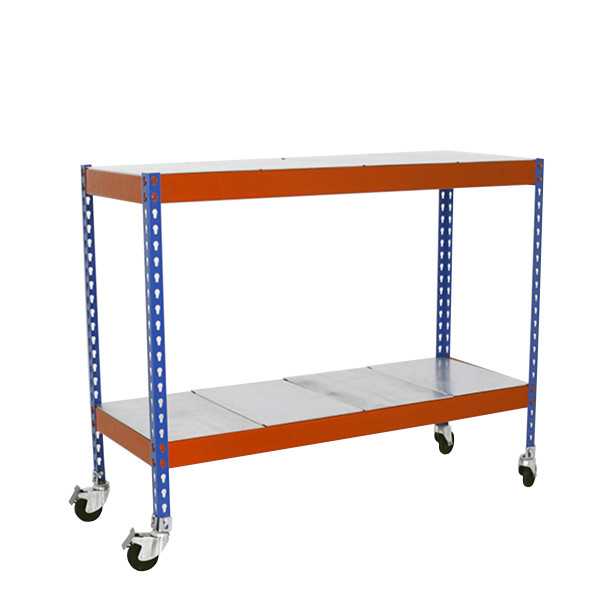 Estanteria 975x1200x450 ECOFORTE MOB. 1204/2 METAL 900 AZ/NAR/GAL marca SIMONRACK