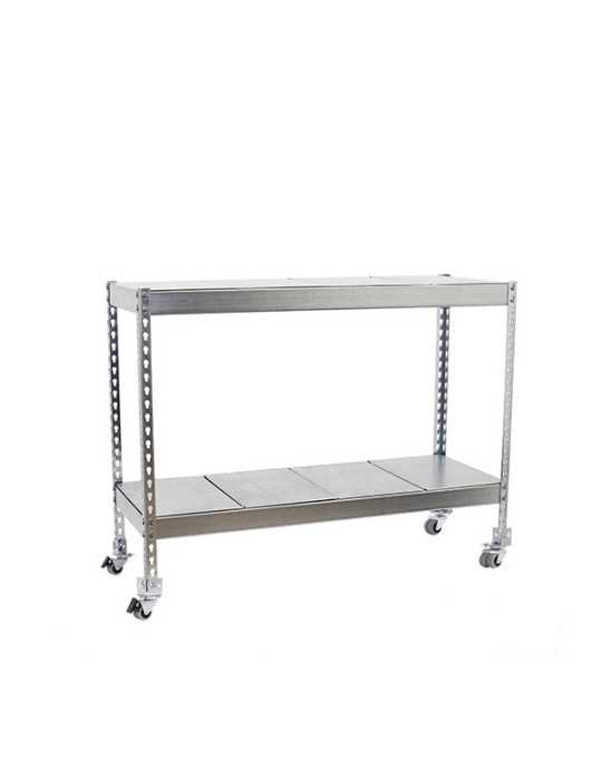 Estanteria 975x1200x450 ECOFORTE MOB. 1204/2 METAL 900 GALVA/GALVA marca SIMONRACK