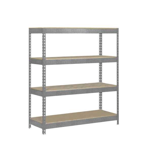 Estanteria 2000x1200x450 BRICOFORTE 1204/4 CHIPBOARD GALVA/MADERA marca SIMONRACK