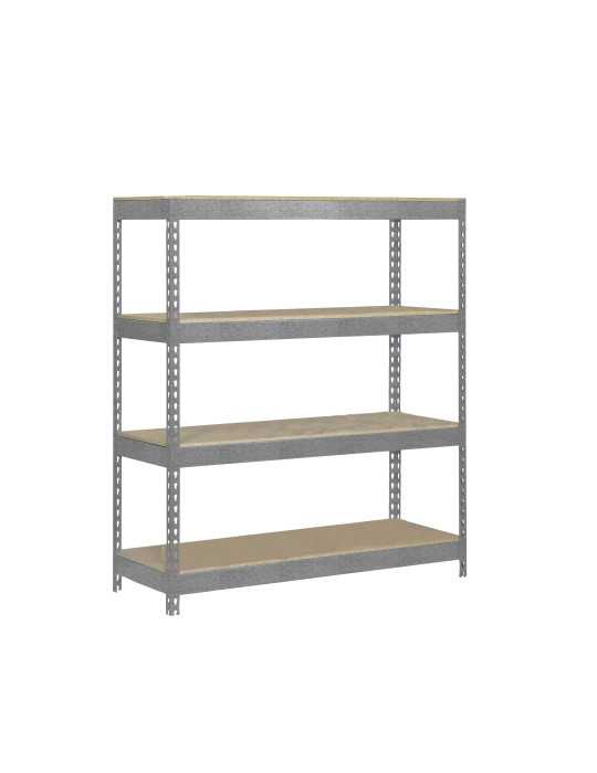 Estanteria 2000x1200x450 BRICOFORTE 1204/4 CHIPBOARD GALVA/MADERA marca SIMONRACK