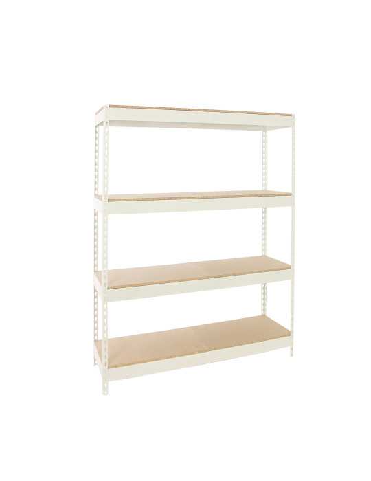 Estanteria 2000x1200x600 ECOFORTE 1206/4 CHIPBOARD BLANCO/MADERA marca SIMONRACK