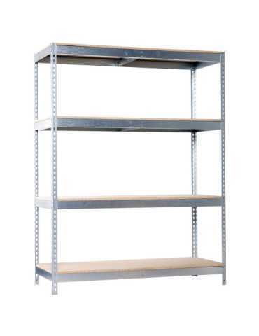 Estanteria 2000x1500x450 ECOFORTE 1504/4 CHIPBOARD GALVA/MADERA marca SIMONRACK 2
