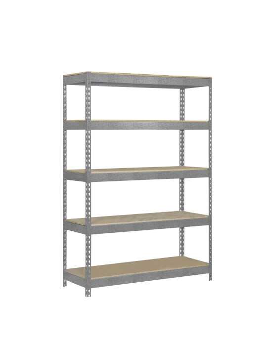 Estanteria 2000x1000x600 BRICOFORTE 1006/5 CHIPBOARD GALVA/MADERA marca SIMONRACK
