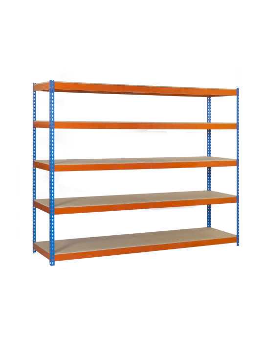 Estanteria 2000x1200x600 ECOFORTE 1206/5 CHIPBOARD GALVA/MADERA marca SIMONRACK