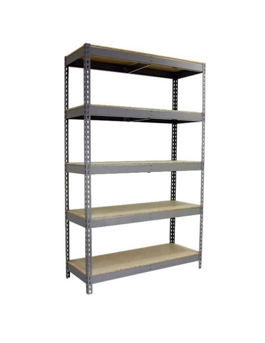 Estanteria 2000x1800x600 ECOFORTE 1806/5 CHIPBOARD GRIS/MADERA marca SIMONRACK