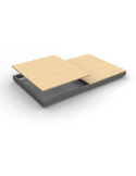 Estanteria 77x2400x600 SIMONFORTE EA 2406 CHIPBOARD GRIS marca SIMONRACK