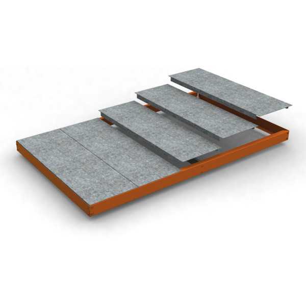 Estanteria 70x1500x450 SIMONFORTE EA 1504 METAL NARANJA marca SIMONRACK