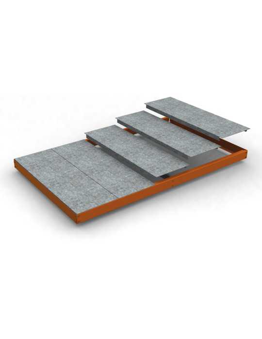 Estanteria 70x1500x600 SIMONFORTE EA 1506 METAL NARANJA marca SIMONRACK