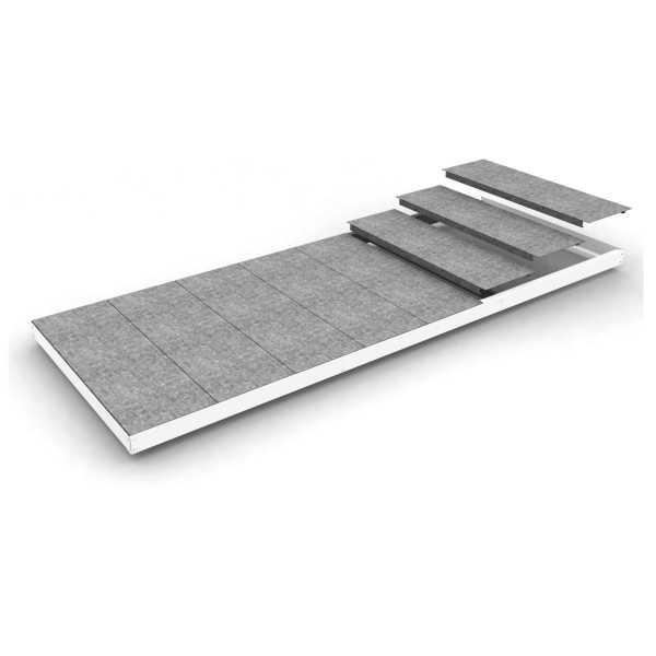 Estanteria 70x2400x600 SIMONFORTE EA 2406 METAL BLANCO/GALVA marca SIMONRACK