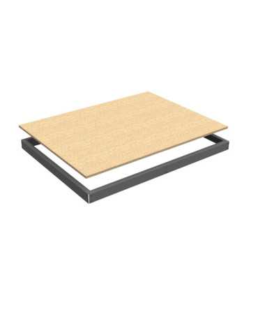 Estanteria 77x1500x450 ECOFORTE EA CHIPBOARD 1504 GALVANIZADO marca SIMONRACK