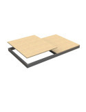 Estanteria 77x1800x450 ECOFORTE EA CHIPBOARD 1804 GRIS marca SIMONRACK