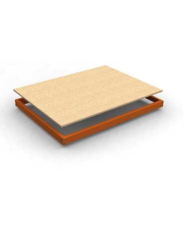Estanteria 77x1500x450 ECOFORTE EA CHIPBOARD 1504 NARANJA marca SIMONRACK