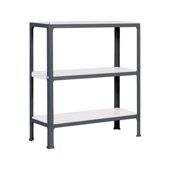 Estanteria 900x800x300 SIMONHOME CLICK MINI 3/300 ANTRACITA/BLANCO marca SIMONRACK