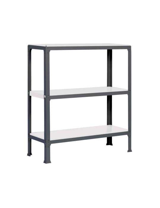 Estanteria 900x800x300 SIMONHOME CLICK MINI 3/300 ANTRACITA/BLANCO marca SIMONRACK