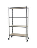 Estanteria 1575x800x400 MADERCLICK MOBILE MINI 4/400 1500 GRIS/MADERA marca SIMONRACK