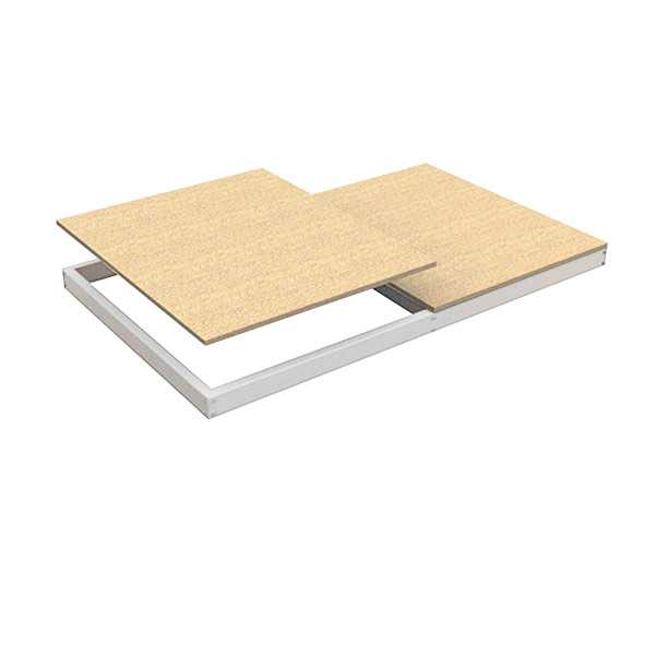 Estanteria 77x2100x600 SIMONFORTE EA 2106 CHIPBOARD BLANCO/MADERA marca SIMONRACK