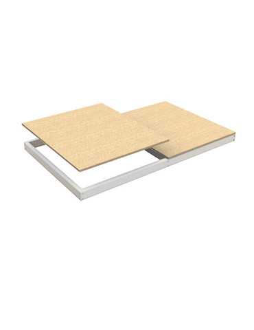 Estanteria 77x2100x900 SIMONFORTE EA 2109 CHIPBOARD BLANCO/MADERA marca SIMONRACK