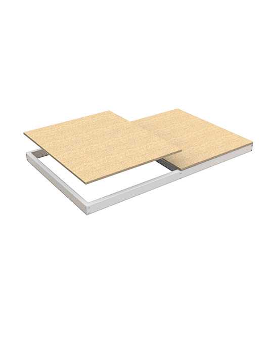 Estanteria 77x2100x900 SIMONFORTE EA 2109 CHIPBOARD BLANCO/MADERA marca SIMONRACK