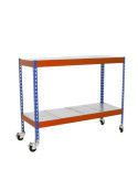 Estanteria 975x1200x450 SIMONFORTE MOB. 1204/2 METAL 900 AZUL/NARA/GAL marca SIMONRACK