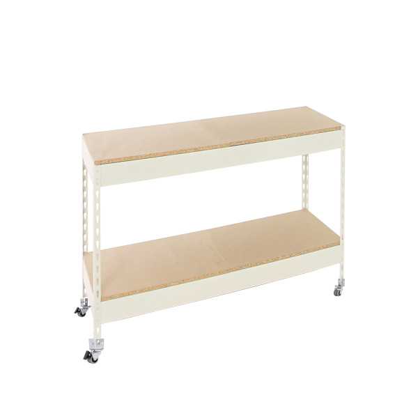 Estanteria 975x1200x750 SIMONFORTE MOB.1207/2 CHIPBOARD 900 BLANCO/MADERA marca SIMONRACK