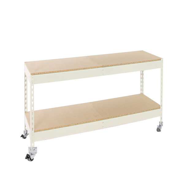Estanteria 975x1500x600 SIMONFORTE MOB.1506/2 CHIPBOARD 900 BLANCO/MADERA marca SIMONRACK