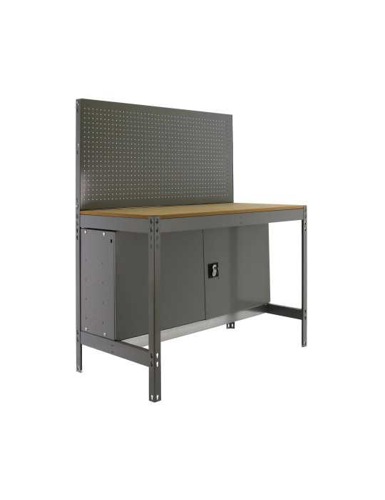 Banco trabajo 1445x910x610 SIMONWORK BT2 CABINET 900 GRIS/MADERA marca SIMONRACK